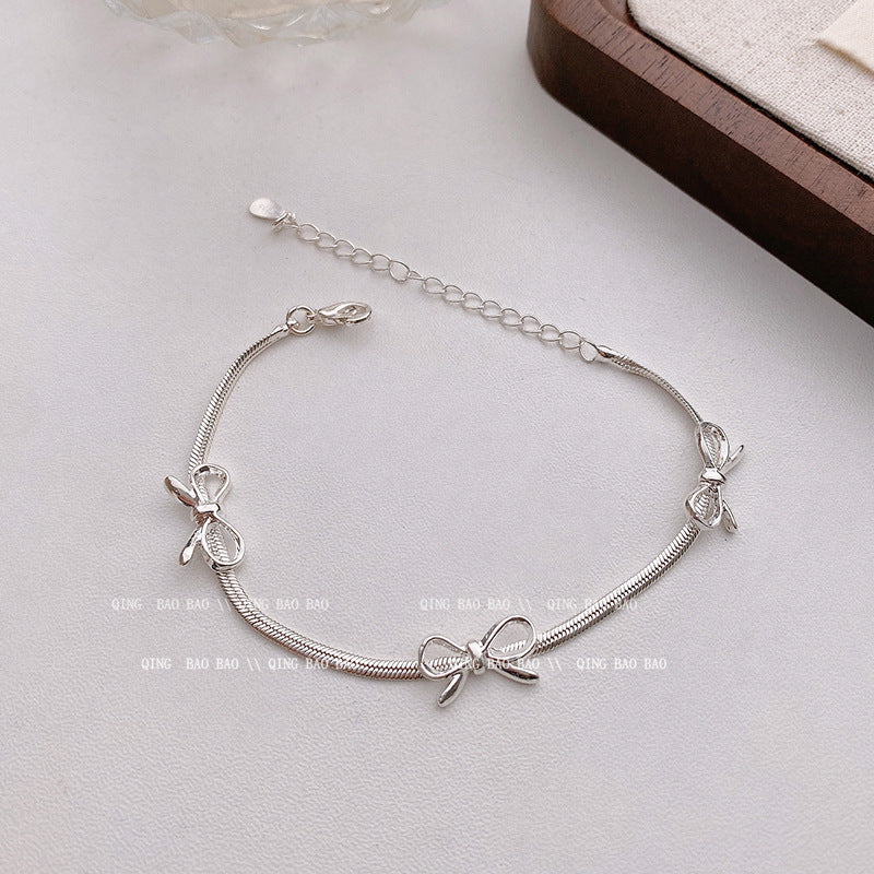 Wholesale titanium steel female niche all-match light luxury high-end lovers bracelet